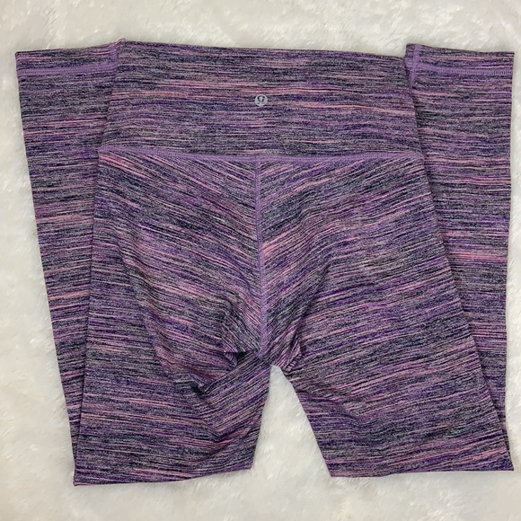 Lululemon High Times Space Dye Purple Size 4 - Picture 7 of 11